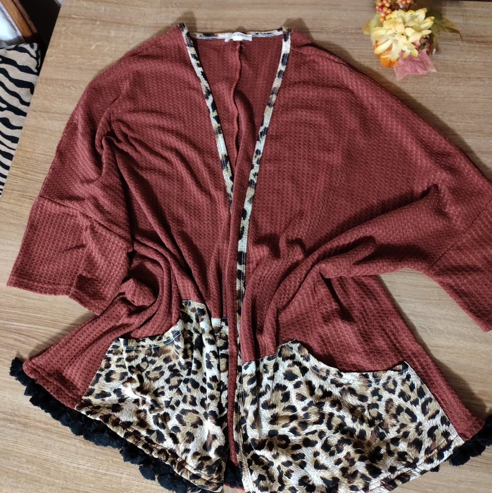 Size L fall cardigan